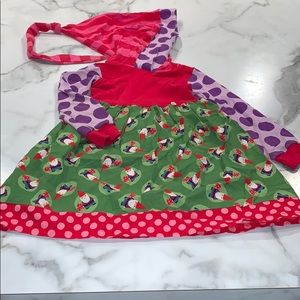Custom hooded Holiday dress